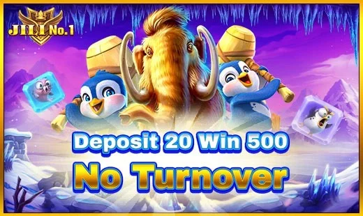 Deposit 20 win 500 No Turnover