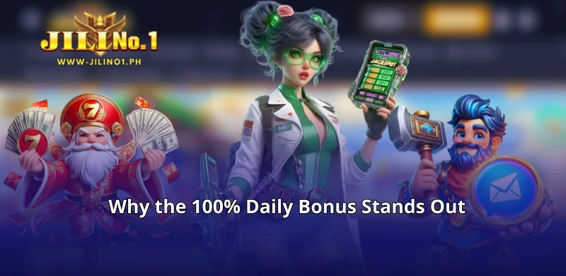 Why the 100% Daily Bonus Stands Out